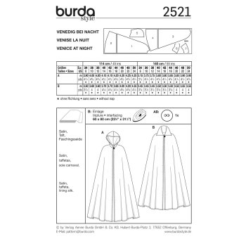 Burda 2521, Venedig bei Nacht