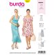 Burda 6312, Kleid – Empire-Linie – Ballett- Ausschnitt