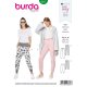 Burda 6317, Jog-Pants – Schlupfhose mit  Bündchen