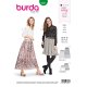 Burda 6357, Rock eingereiht mit Gummibund