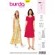 Burda 6496, Kleid mit Wickeleffekt