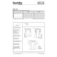 Burda 6525, Top & Bluse