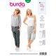 Burda 6659, Jersey-Hose