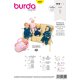 Burda 8591, Puppen-Kleider