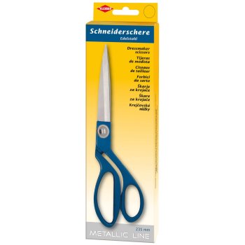 Metallic-Line Schneider-Schere 235 mm, blau