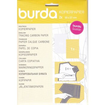 Burda Schneiderkopierpapier 83 x 57 cm gelb/weiß