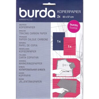 Burda Schneiderkopierpapier 83 x 57 cm blau/rot