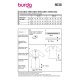 Burda 6038, Kleid / Bluse