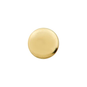 Hohlnieten 6 mm, gold