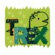 T-Rex mit Zacken, 6,5 x 7 cm