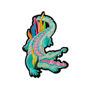 Krokodil bunt, 6,1 x 4,4 cm