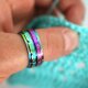 KnitPro Reihenzähler Ring Größe 12, regenbogen