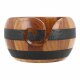 Scheepjes Yarn Bowl Teakholz-Rosenholz-Leder 15 x 9 cm