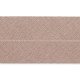 Baumwoll Schrägband 60/30 mm - mittelbeige